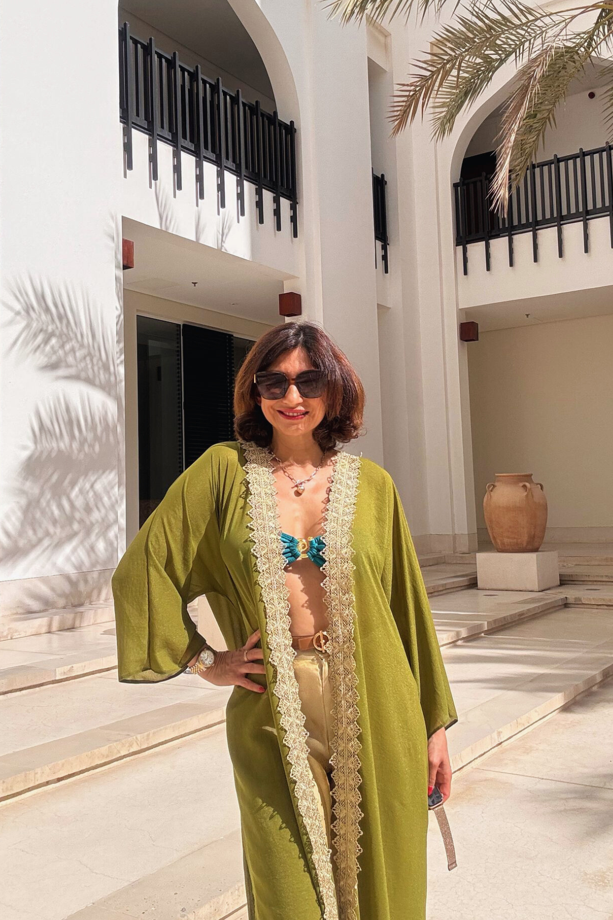 Kaftan Olive Oasis